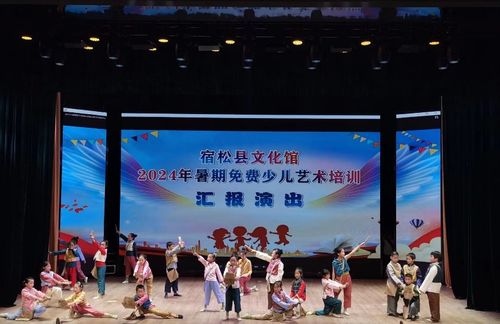 宿松縣文化館2024年暑期免費少兒藝術培訓匯報演出圓滿結束
