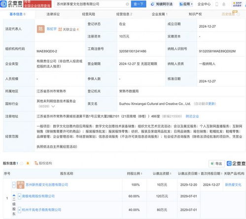 南極電商投資成立新公司,含數字文創相關業務